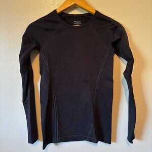 Athleta Flurry Shine Base Layer Top